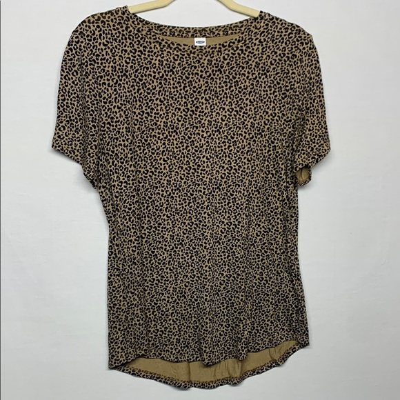 Old Navy Tops - Old Navy Luxe Leopard Print Tee